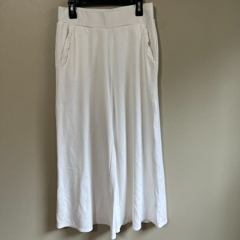 Gibson xs white wide leg pants